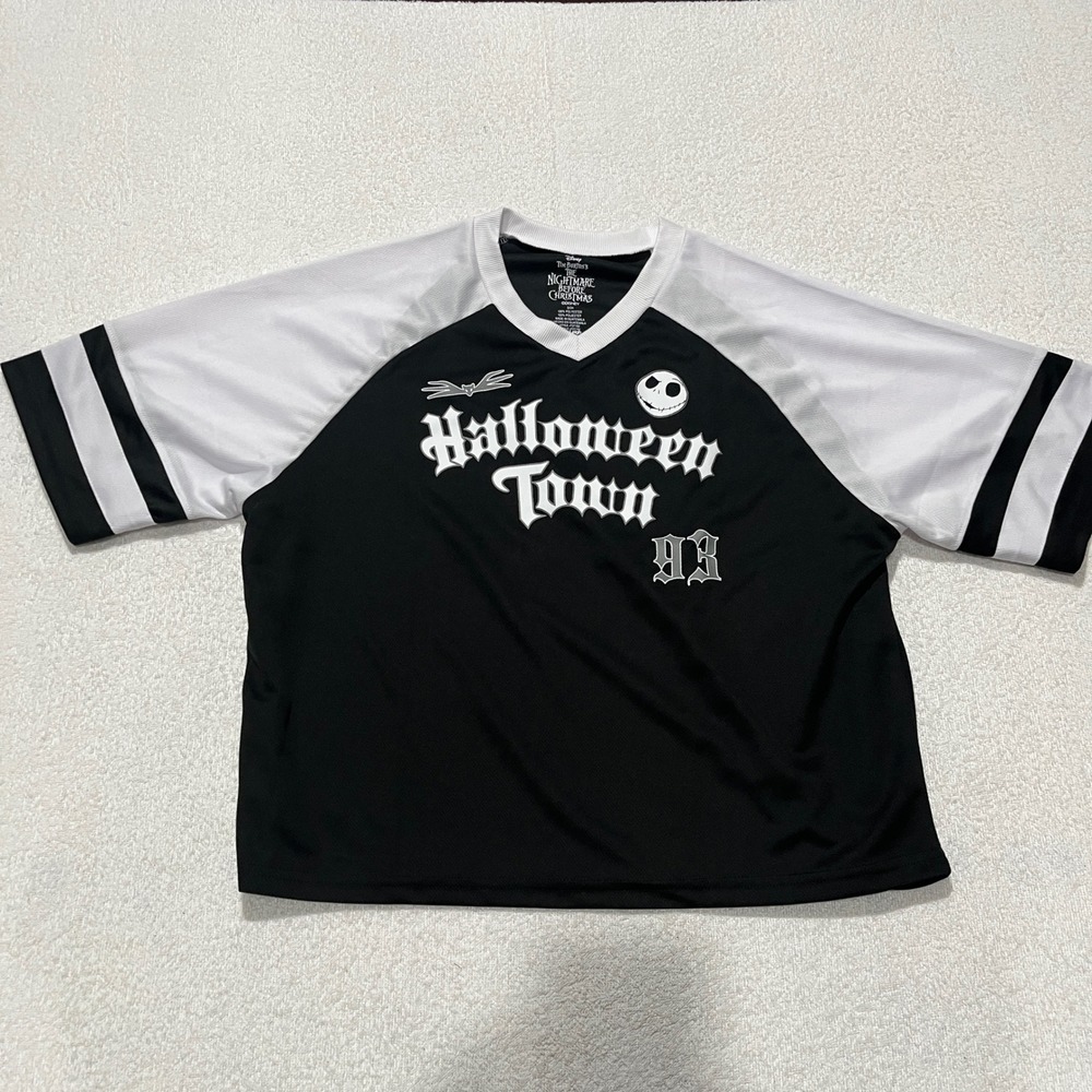 NEW!! Disney Tim Burton's The Nightmare Before Christmas Sports Jersey Size S/CH